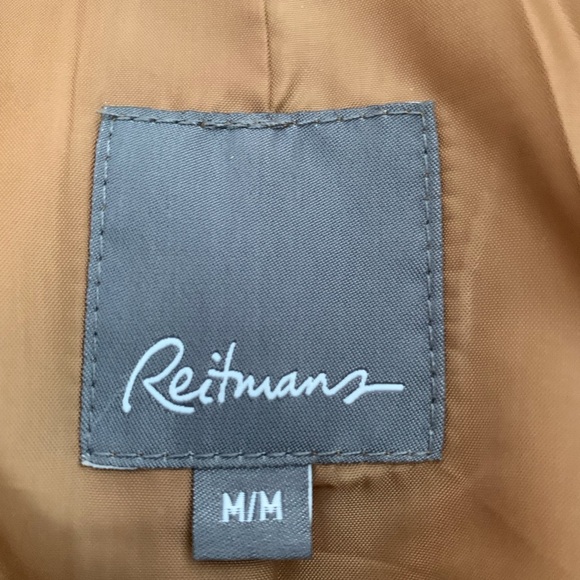 Reitmans SZ:M Tan Crop Ultra Suede Jacket - Picture 4 of 6
